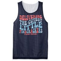 4th Of July Labor And Delivery Nurse American Land D Nurse Mesh Reversible Basketball Jersey Tank