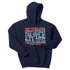 4th Of July Labor And Delivery Nurse American Land D Nurse Kids Hoodie