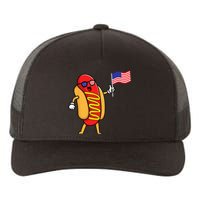 4th of July Hot Dog Hotdog 4th of July Yupoong Adult 5-Panel Trucker Hat