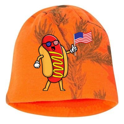 4th of July Hot Dog Hotdog 4th of July Kati - Camo Knit Beanie