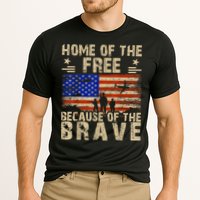 4th Of July USA Flag Home Of The Free Because Of The Brave Cooling Performance Crew T-Shirt