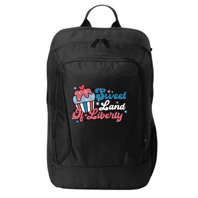4th Of July Retro Sweet Land Of Liberty Gift City Backpack