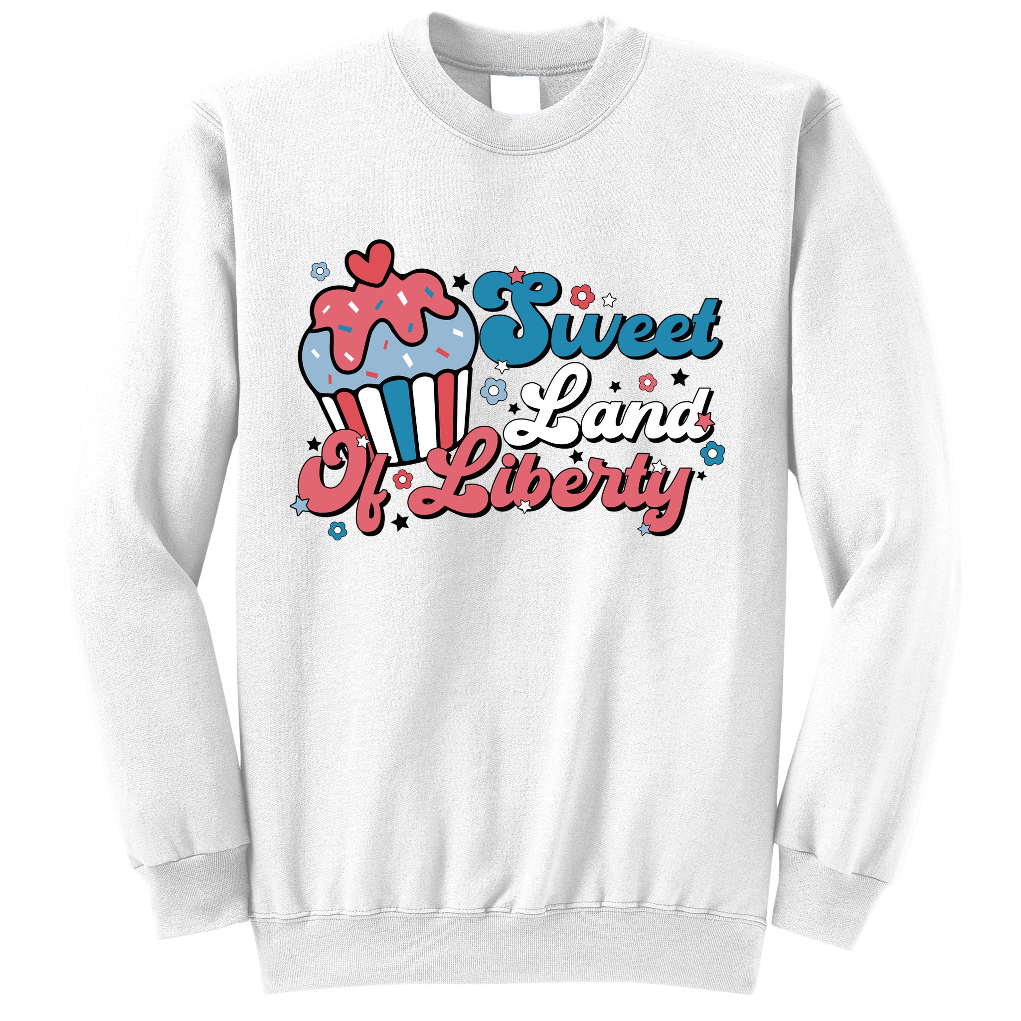 4th Of July Retro Sweet Land Of Liberty Gift Sweatshirt