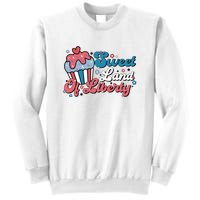 4th Of July Retro Sweet Land Of Liberty Gift Sweatshirt