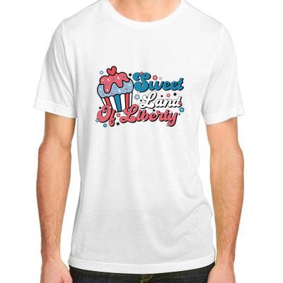 4th Of July Retro Sweet Land Of Liberty Gift Adult ChromaSoft Performance T-Shirt