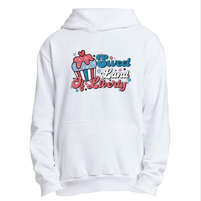 4th Of July Retro Sweet Land Of Liberty Gift Urban Pullover Hoodie