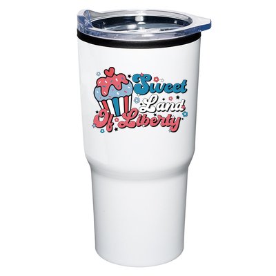 4th Of July Retro Sweet Land Of Liberty Gift Tumbler