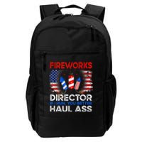 4th Of July Fireworks Director If I Run You Run Funny Daily Commute Backpack