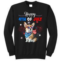 4th Of July Family Matching American Corgi Dog Lovers Kids Sweatshirt