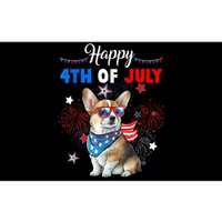 4th Of July Family Matching American Corgi Dog Lovers Kids Bumper Sticker