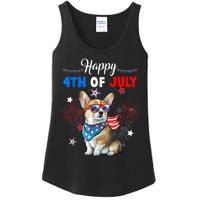 4th Of July Family Matching American Corgi Dog Lovers Kids Ladies Essential Tank