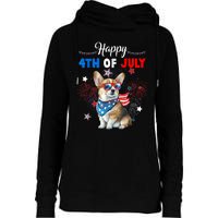 4th Of July Family Matching American Corgi Dog Lovers Kids Womens Funnel Neck Pullover Hood