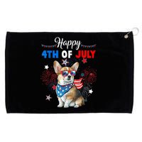 4th Of July Family Matching American Corgi Dog Lovers Kids Grommeted Golf Towel