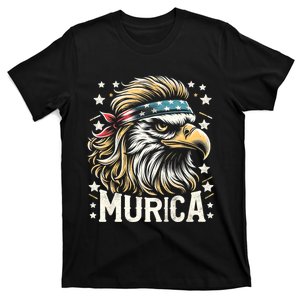 4th Of July Patriotic Funny Eagle July 4th Usa Murica T-Shirt