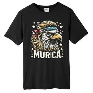 4th Of July Patriotic Funny Eagle July 4th Usa Murica Tall Fusion ChromaSoft Performance T-Shirt