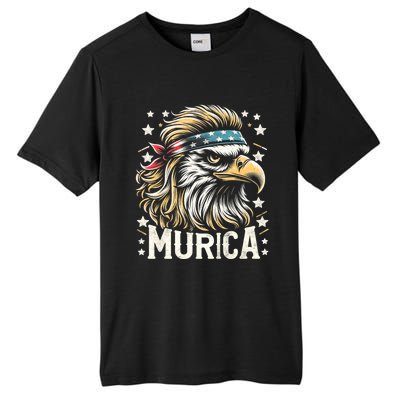 4th Of July Patriotic Funny Eagle July 4th Usa Murica Tall Fusion ChromaSoft Performance T-Shirt