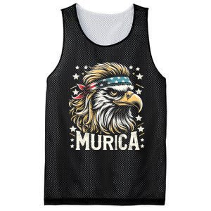 4th Of July Patriotic Funny Eagle July 4th Usa Murica Mesh Reversible Basketball Jersey Tank