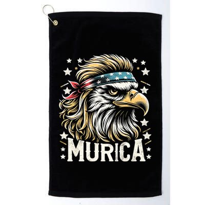 4th Of July Patriotic Funny Eagle July 4th Usa Murica Golf Towel