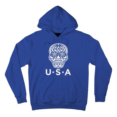 4th Of July Sugar Skull Gift Hoodie