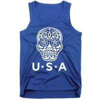 4th Of July Sugar Skull Gift Tank Top