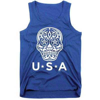 4th Of July Sugar Skull Gift Tank Top