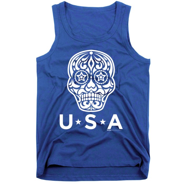 4th Of July Sugar Skull Gift Tank Top