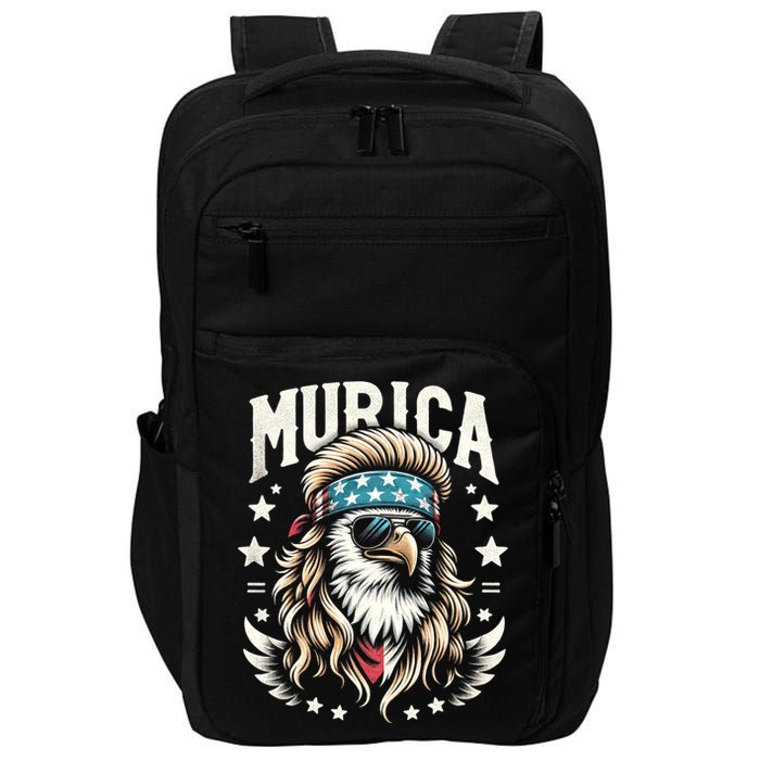 4th Of July Patriotic Funny Eagle July 4th Usa Murica Impact Tech Backpack