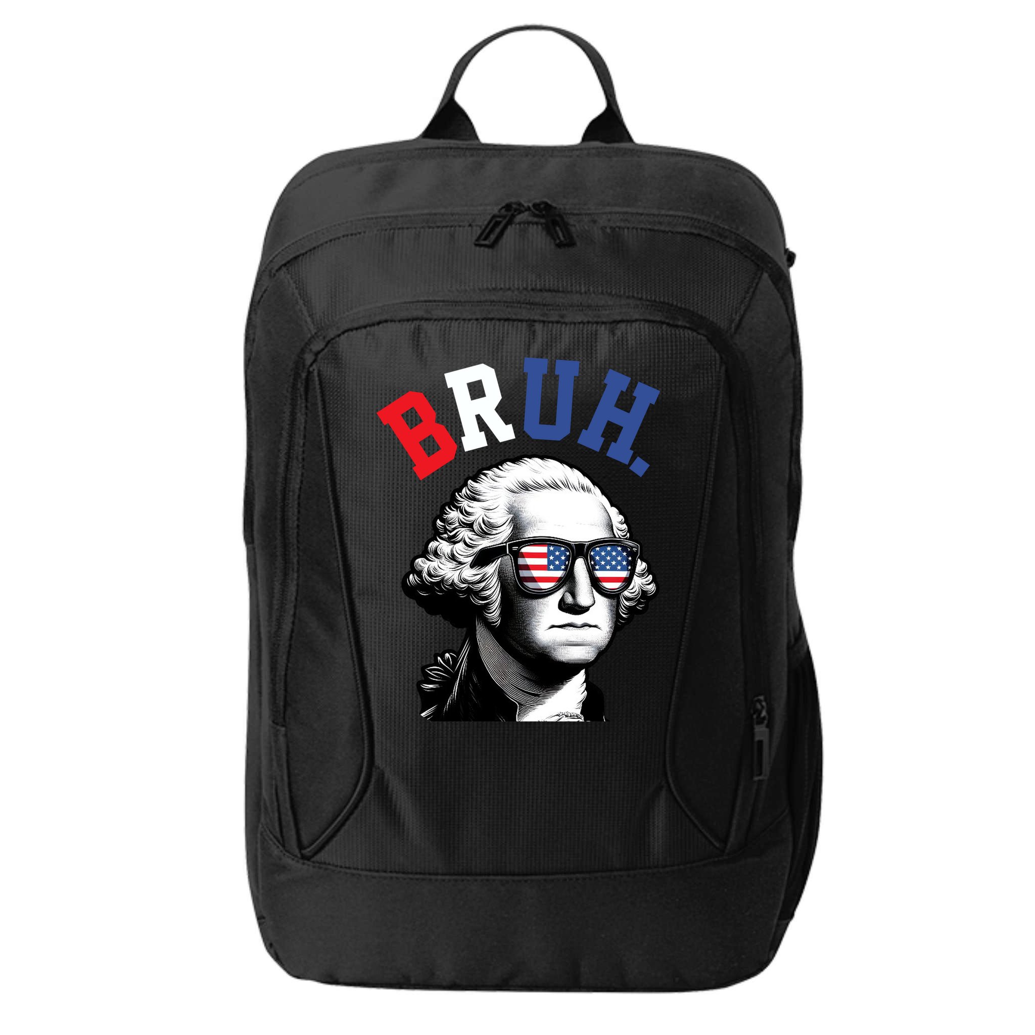 4th Of July George Washington Bruh City Backpack