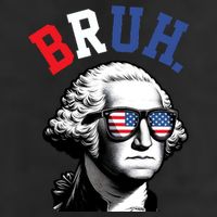 4th Of July George Washington Bruh Adult Drive Performance Visor