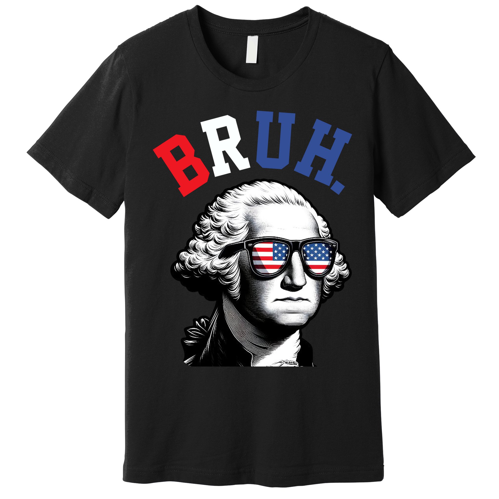 4th Of July George Washington Bruh Premium T-Shirt