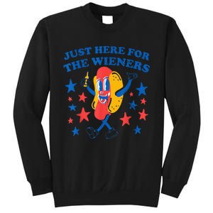 4Th Of July Hot Dog I'm Just Here For The Wieners Sweatshirt