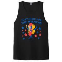 4Th Of July Hot Dog I'm Just Here For The Wieners PosiCharge Competitor Tank