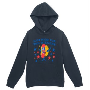 4Th Of July Hot Dog I'm Just Here For The Wieners Urban Pullover Hoodie