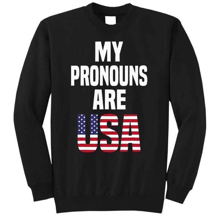 4th Of July Funny My Pronouns Are USA Sweatshirt