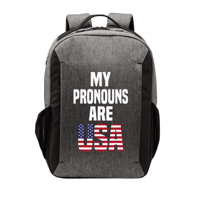 4th Of July Funny My Pronouns Are USA Vector Backpack