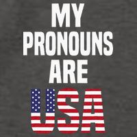 4th Of July Funny My Pronouns Are USA Vector Backpack