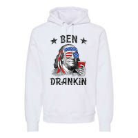 4th Of July For Men Ben Drankin Funny Beer Premium Hoodie