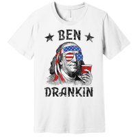 4th Of July For Men Ben Drankin Funny Beer Premium T-Shirt