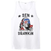 4th Of July For Men Ben Drankin Funny Beer PosiCharge Competitor Tank