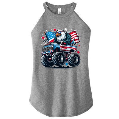 4th Of July Shirts American Flag Eagle Usa Women’s Perfect Tri Rocker Tank