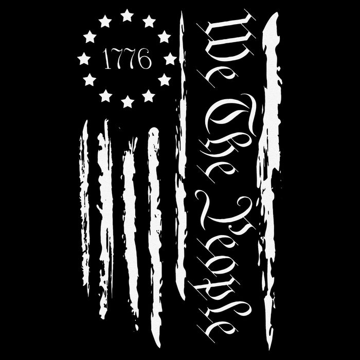 4th of July 1776 Patriotic  USA Flag Cooling Performance Crew T-Shirt