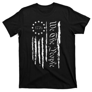 4th of July 1776 Patriotic  USA Flag T-Shirt