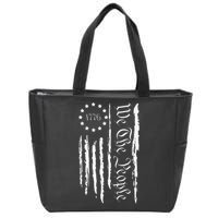 4th of July 1776 Patriotic  USA Flag Zip Tote Bag