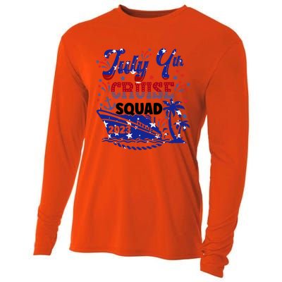 4Th Of July Cruise Squad Matching Vacation Cruise Ship Gift Cooling Performance Long Sleeve Crew