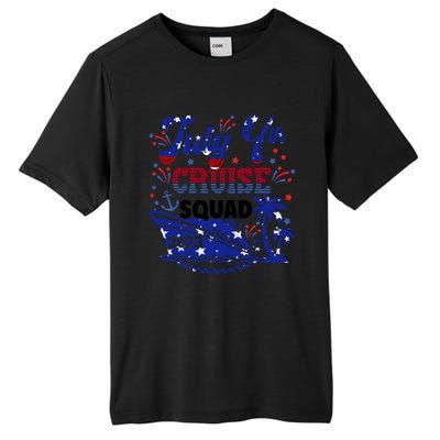 4Th Of July Cruise Squad Matching Vacation Cruise Ship Gift Tall Fusion ChromaSoft Performance T-Shirt