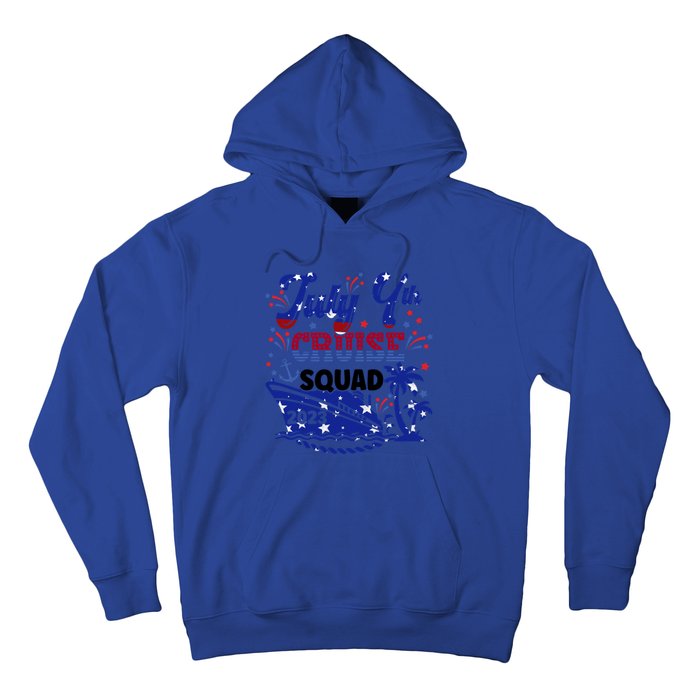 4Th Of July Cruise Squad Matching Vacation Cruise Ship Gift Hoodie