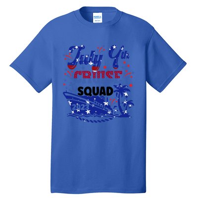 4Th Of July Cruise Squad Matching Vacation Cruise Ship Gift Tall T-Shirt