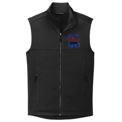 4Th Of July Cruise Squad Matching Vacation Cruise Ship Gift Collective Smooth Fleece Vest