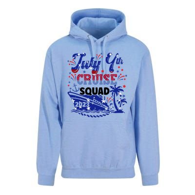 4Th Of July Cruise Squad Matching Vacation Cruise Ship Gift Unisex Surf Hoodie