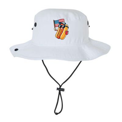 4th Of July Hotdog Funny Fourth Of July Patriotic Bucket Hat